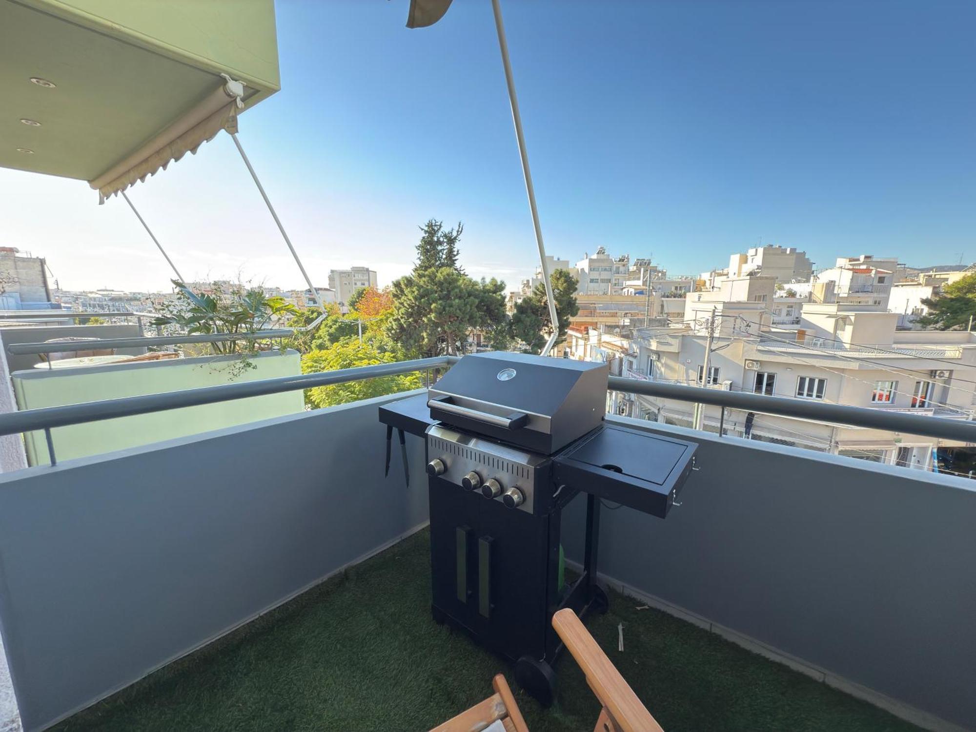 Sunny Home Private Jacuzzi Hydromassage Acropolis & Lycabettus Far View Parking 300M Metro Peristeri Athen Eksteriør billede