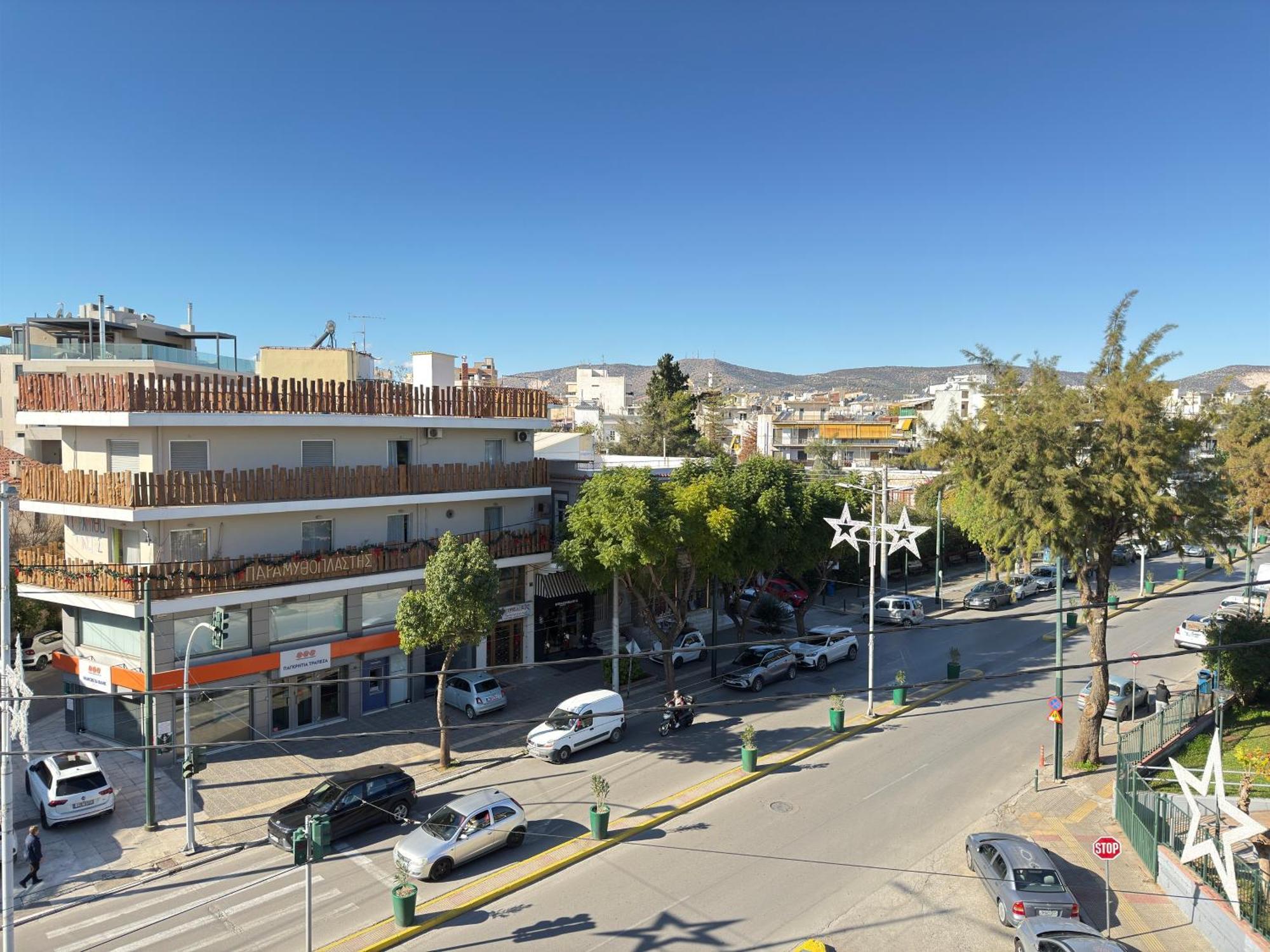 Sunny Home Private Jacuzzi Hydromassage Acropolis & Lycabettus Far View Parking 300M Metro Peristeri Athen Værelse billede