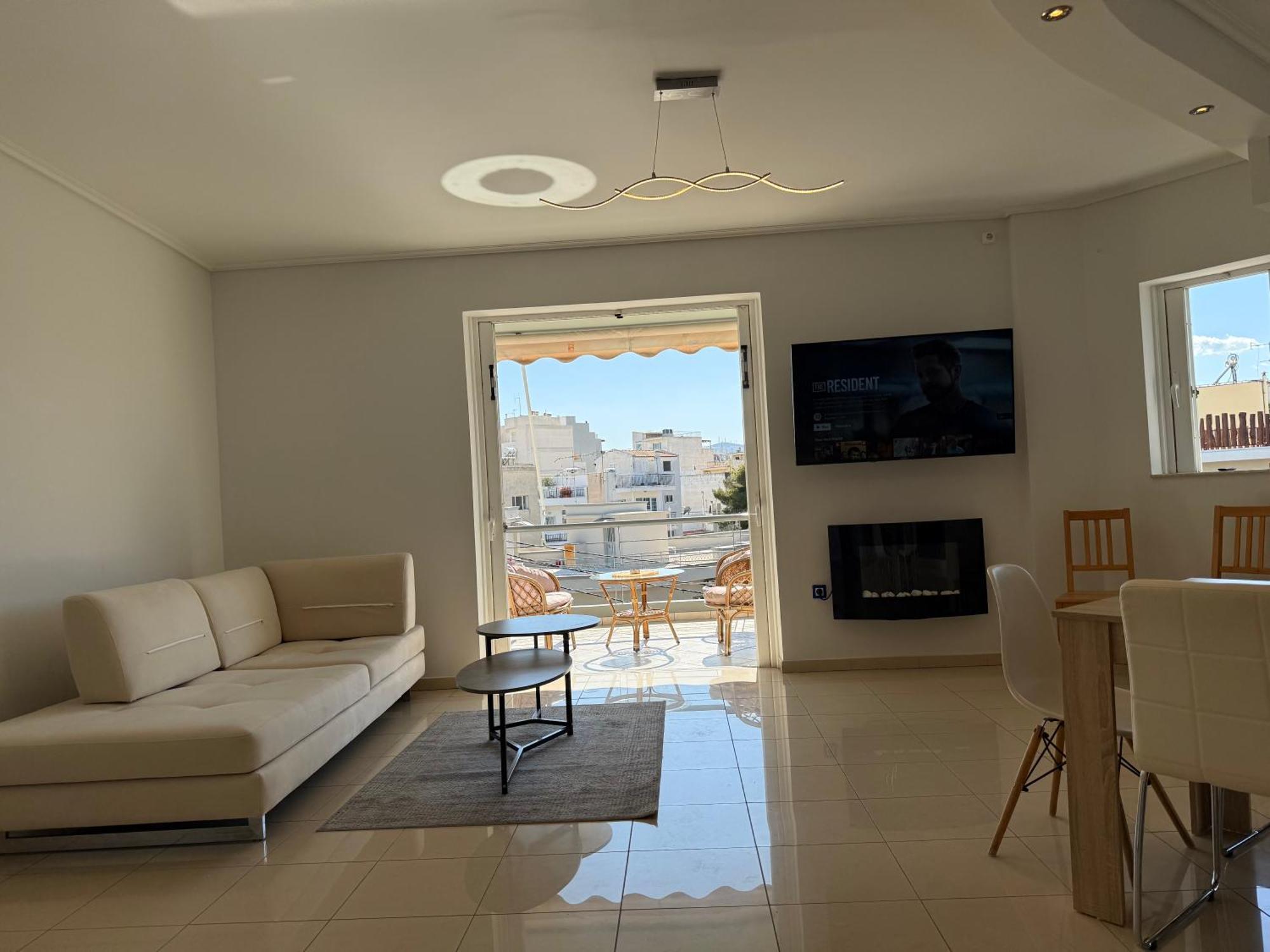 Sunny Home Private Jacuzzi Hydromassage Acropolis & Lycabettus Far View Parking 300M Metro Peristeri Athen Eksteriør billede