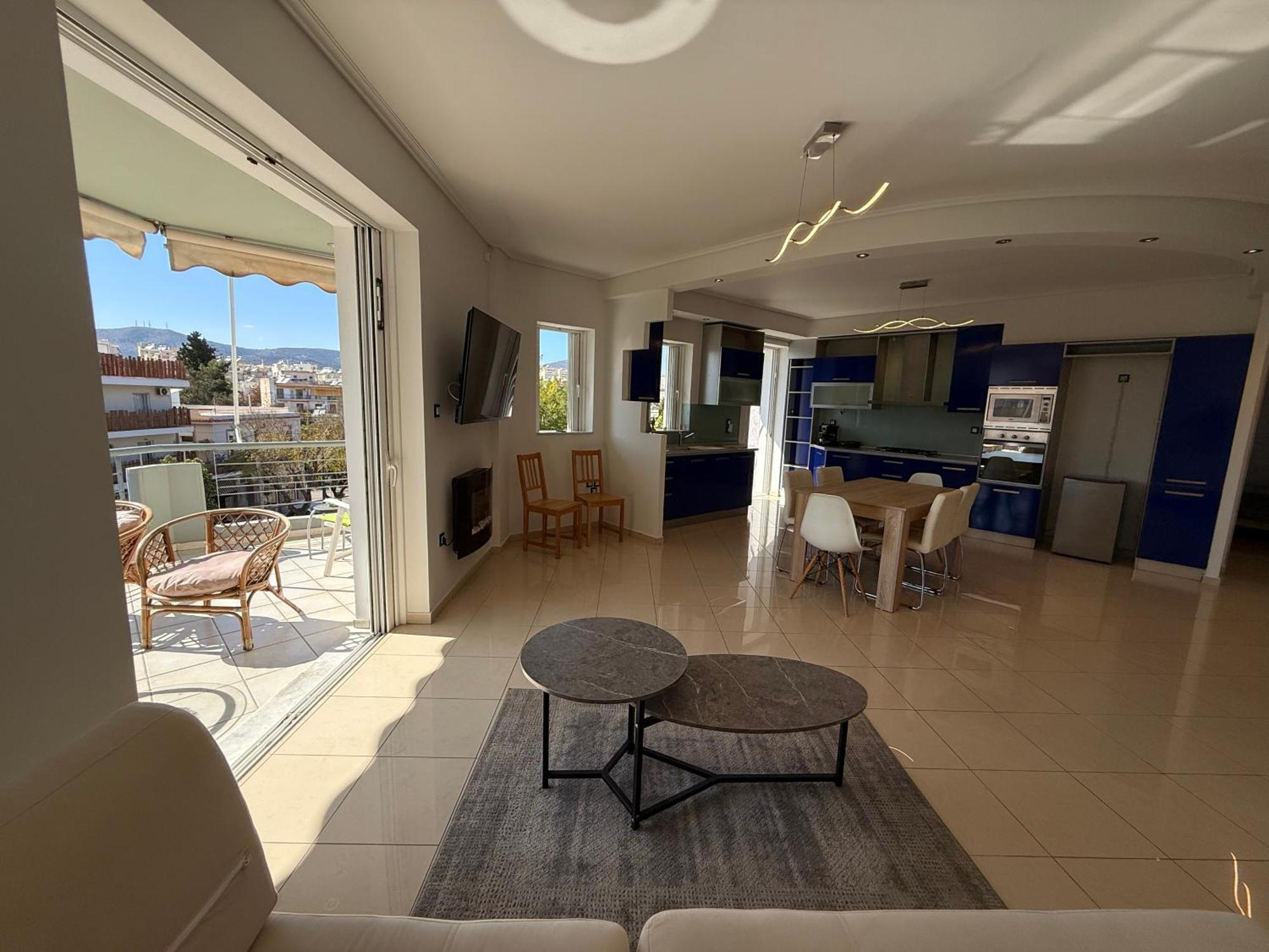 Sunny Home Private Jacuzzi Hydromassage Acropolis & Lycabettus Far View Parking 300M Metro Peristeri Athen Eksteriør billede