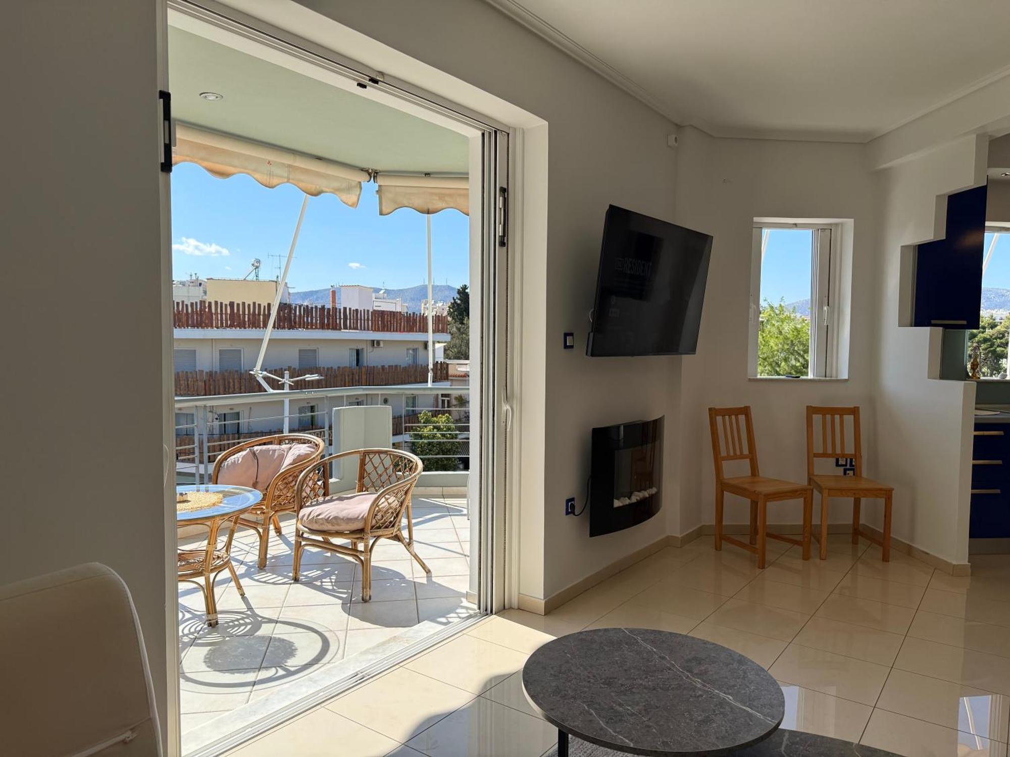 Sunny Home Private Jacuzzi Hydromassage Acropolis & Lycabettus Far View Parking 300M Metro Peristeri Athen Eksteriør billede