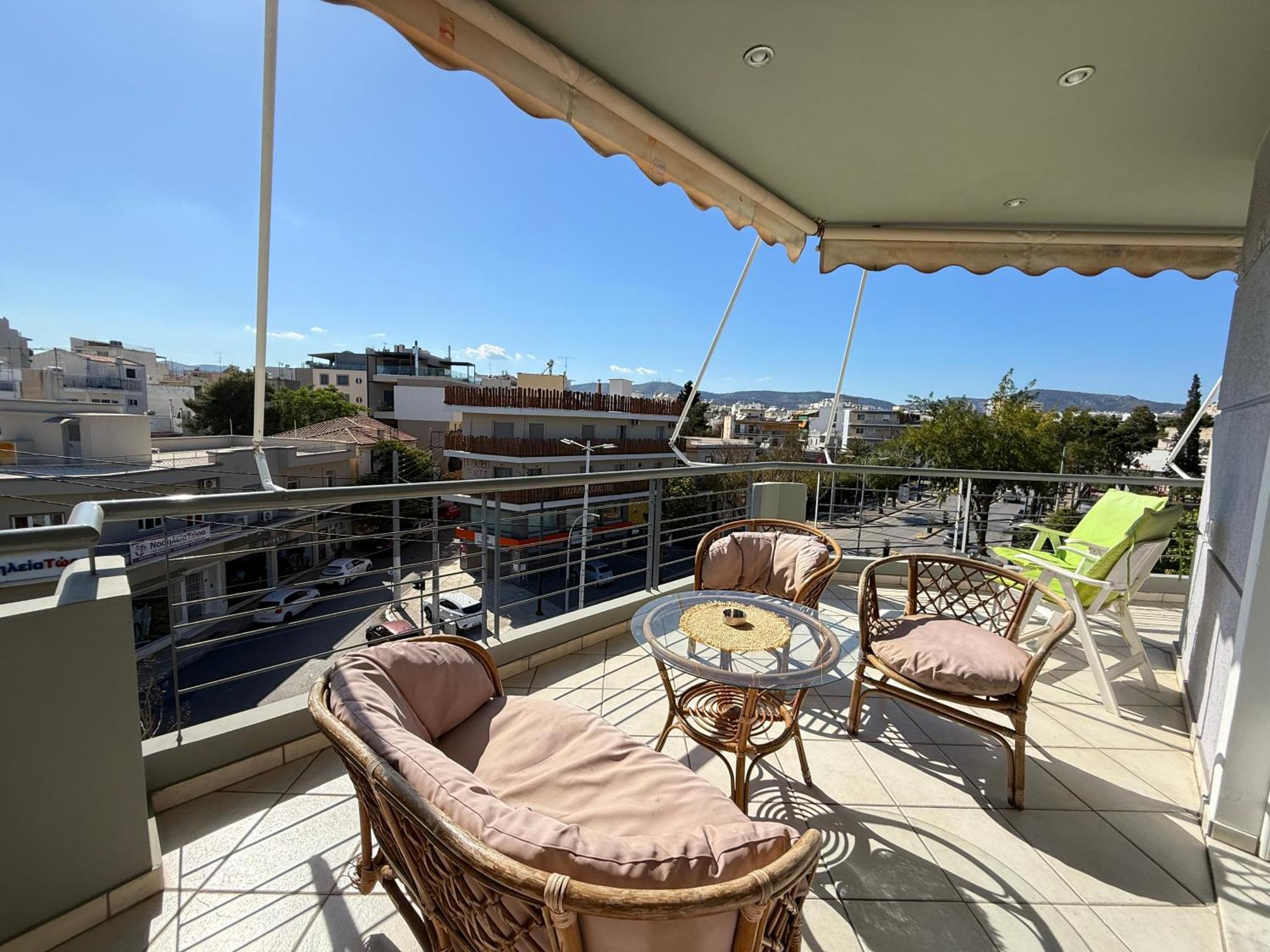 Sunny Home Private Jacuzzi Hydromassage Acropolis & Lycabettus Far View Parking 300M Metro Peristeri Athen Eksteriør billede
